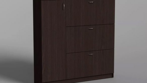 Тумба для обуви №1 Matroluxe на 3 ящика и 1 двери 9