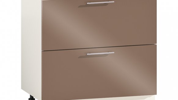 Тумба нижняя Н80.82.2Я Крашеный высокий глянец