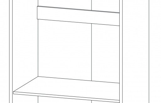 Шафа 2Д Сокме Айго 2 дверний бук пісочний 84 см 3