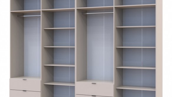 Шкаф для одежды Дорос Лукас кашемир 8 дверный 320 см 3