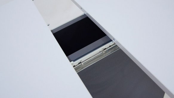 Стіл Cosmo Grey Інтарсіо Графіт/Сірий камінь Розкладний 110/145 см 5