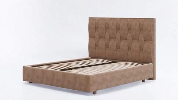 Ліжко м'яке двоспальне Городок меблі Марсель з підйомним механізмом та нішею для білизни 2