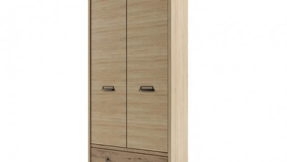 Шафа 2D2S Mebelbos Diesel 2 дверна дуб мадура 86 см