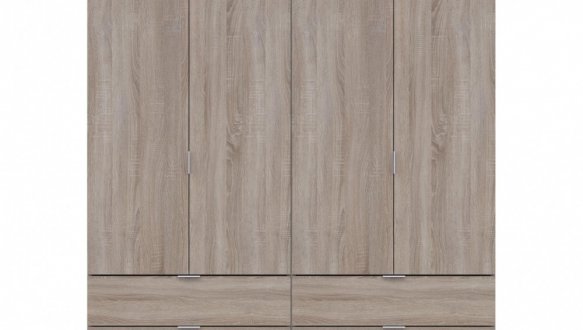 Шкаф Дорос Гелар дуб сонома 4-х дверный 155 см 4