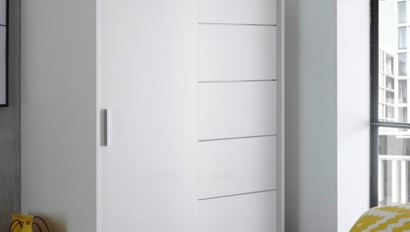 Комод Кейс 1дв 5шх Білий глянець Міромарк 0