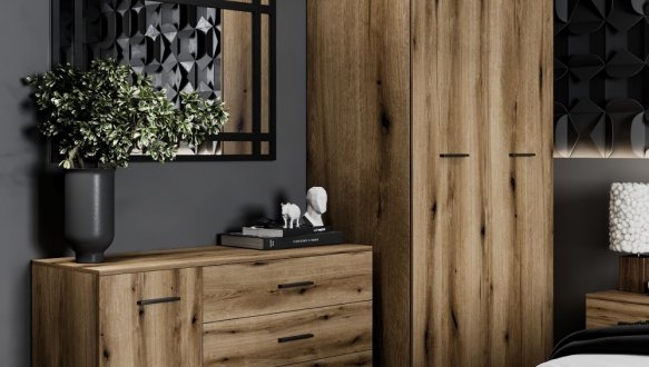 Комод на 3 ящика и одну дверь 1200 Art in Head Ascet / Аскет 1