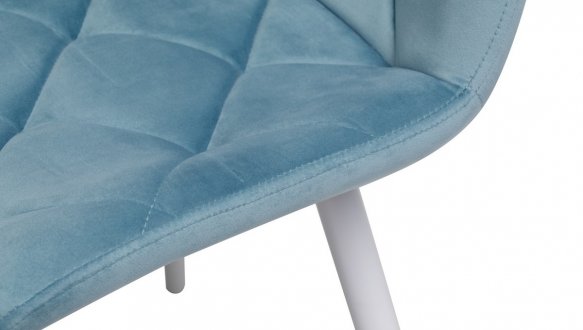 Стул M-45 голубой топаз + белый 9