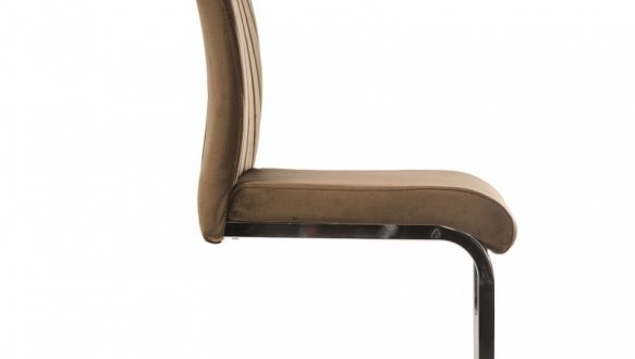 Стул S-118 коричневый велюр 0