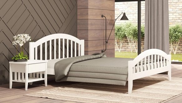 Ліжко дерев'яне Camelia Меліса масив Бук