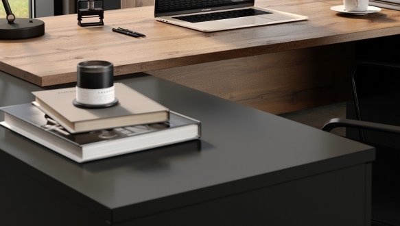 Стол руководителя правый Джуриан 3