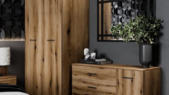 Шкаф двухдверный Art in Head Ascet / Аскет 90 см 1