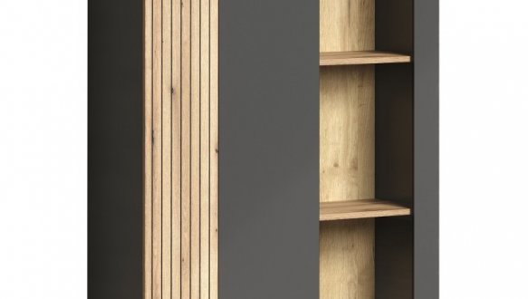 Вітрина низька 2D1W графіт Esteban 4