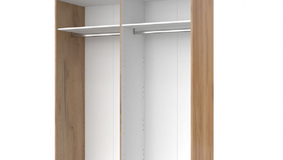 Шкаф-купе с зеркалом Миромарк Фемели 2 дверный белый 150 см 6