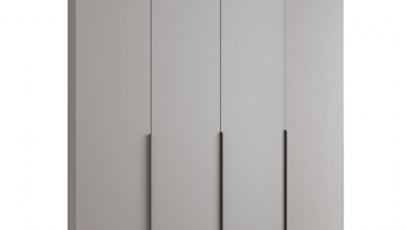 Шкаф Mebelstar Оскар четырехдверный с антресолью и ящиками Серая мышка 200 см 2