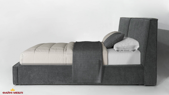 Ліжко м'яке двоспальне Шик Галичина Лея з підйомним механізмом та нішею для білизни 4