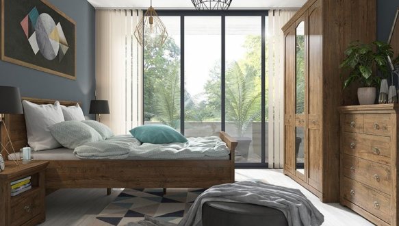 Шкаф SZF3D BRW Poland Patras 3 дверный дуб апрель 153 см 4