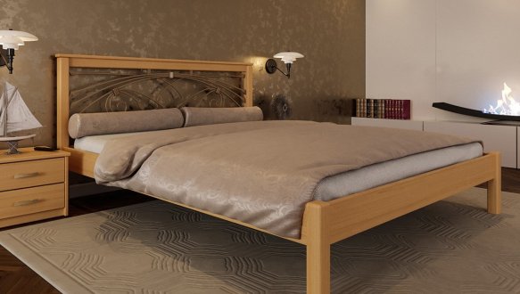 Кровать Модерн + Ковка 4