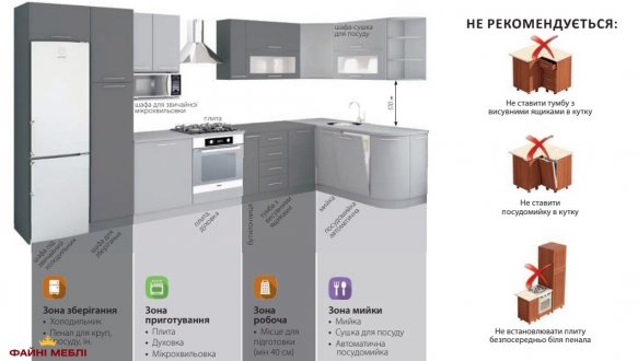 Модульная кухня Хай-тек цветная печать 4