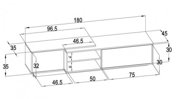 Тумба ТВ Sigma 1 0