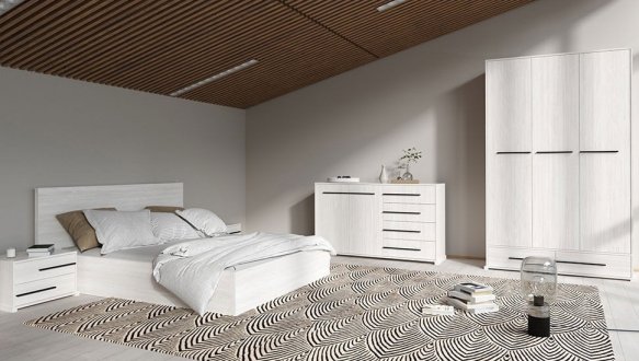 Кровать с тумбами (Каркас) LOZ160 Стемма 2