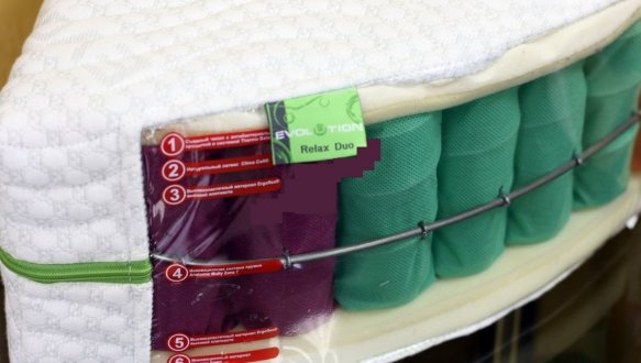 Матрац ортопедичний ЕММ Evolution Relax Duo / Релакс Дуо 9