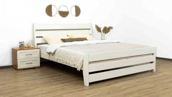 Ліжко двоспальне дерев'яне Дрімка Глорія Бук 16