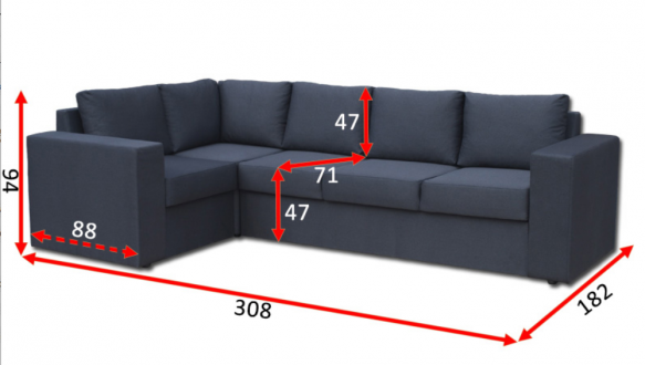 Кутовий диван Чікаго 31-В 2