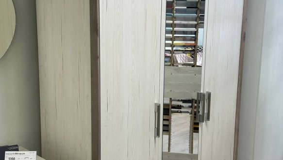 Шафа 3Д Сокме Сара 3 дверна піно 136 см 6