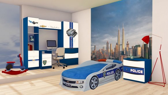 Кровать CAMARO Полиция 2