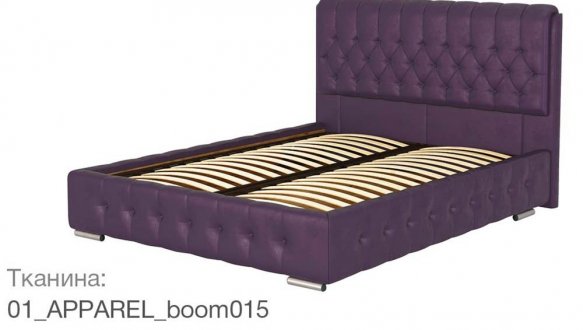 Кровать мягкая двуспальная Городок меблі Беатрис без подьемного механизма 8
