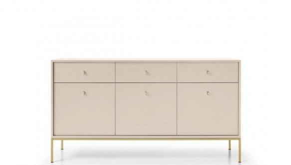 Комод Моно / Mono MKSZ154 Бежевий/золоті ніжки 0
