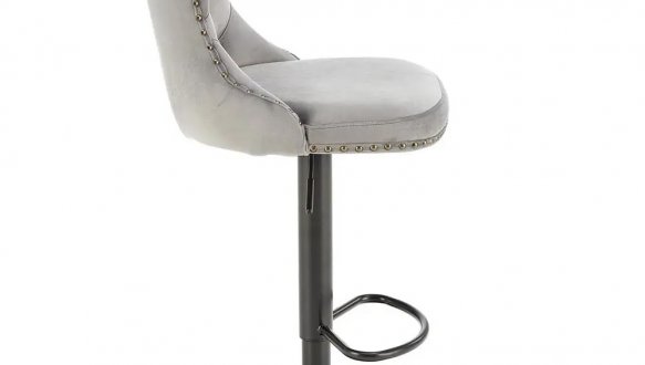 Барний стілець H-117 Halmar сірий 62-84 см 0