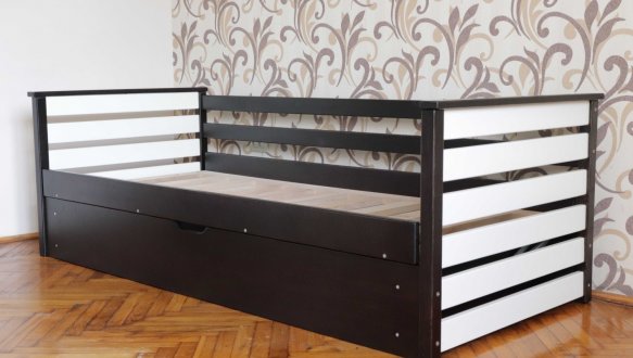 Односпальне ліжко з підйомним механізмом Телесик 1