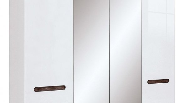 Шкаф SZF2D2L/21/22 BRW Poland Azteca trio 4 дверный белый 220 см 2