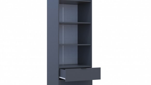 Пенал для одягу Дорос Гелар графіт 3Ш 60 см 0