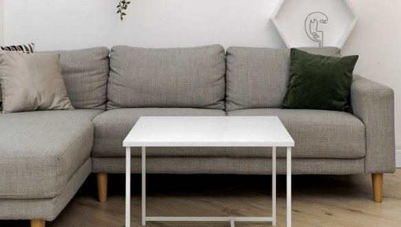 Столик Квадро М білий 