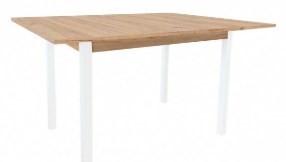 Стол-трансформер Lunch Дуб крафт золотой/Белый 3