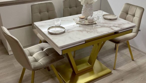 Стіл кухонний розкладний Джем Maxi V / Максі В 110-170 см 5