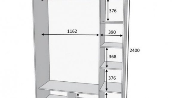 Шкаф-купе 1,6 Соломия 8