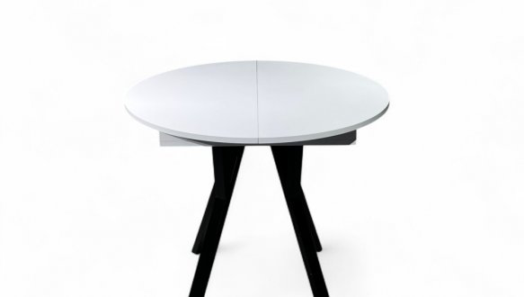 Стіл круглий розкладний Lite Slide / Лайт слайд MebliRoMax D900 ЛДСП 18 мм 7