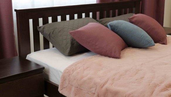 Кровать деревянная низкое изножье Дримка Жасмин Бук 4