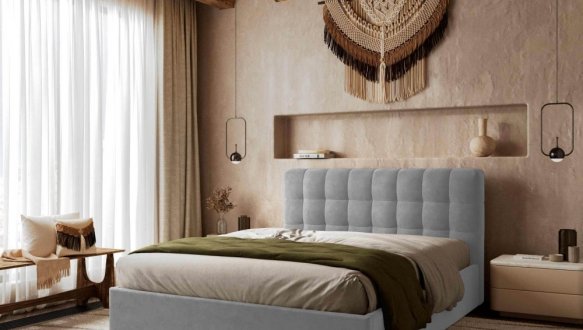 Кровать мягкая Виорина деко Tiramisu / Тирамису без подьемного механизма 11