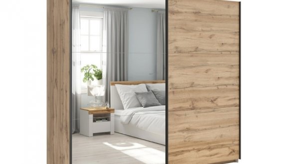 Шкаф-купе с зеркалом SZF/220/M Tetrix 