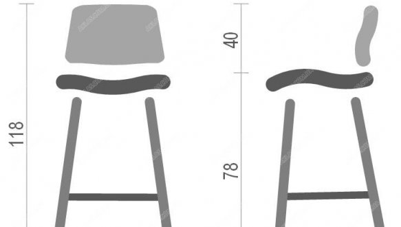 Барный стул Enzo H-1 0