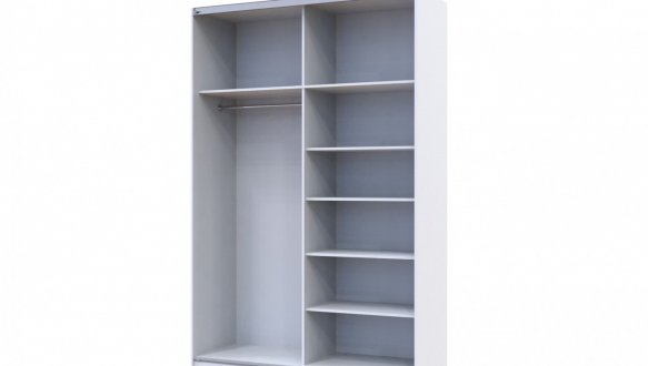 Шкаф- купе G-Caiser белый/белый 2 дверный 160 см 0