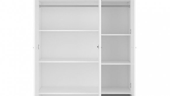 Шафа SZF3D2S BRW Poland Nepo Plus 3 дверна білий 120 см 29