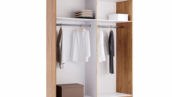 Шафа 4Д без дзеркала Міромарк Луна 4 дверна чорний 185 см 0