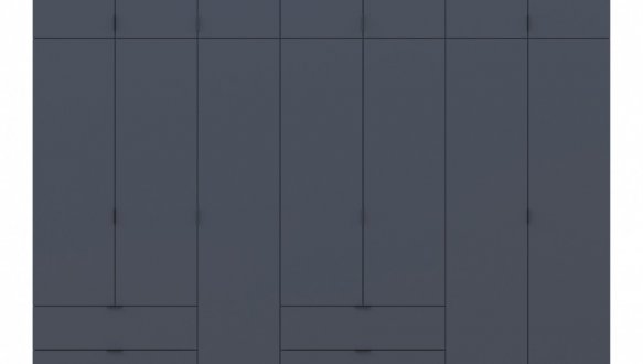 Шкаф для одежды Дорос Лукас графит 7 дверный 315 см 4