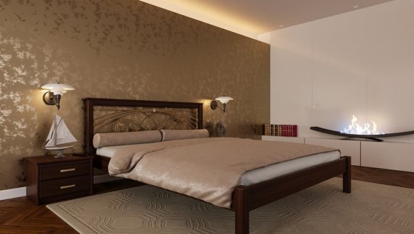 Кровать Модерн + Ковка