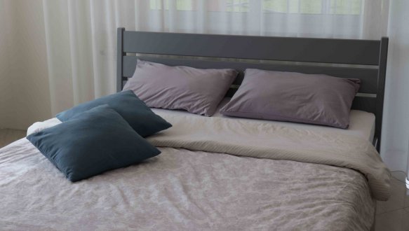 Ліжко двоспальне дерев'яне Дрімка Глорія Бук 1